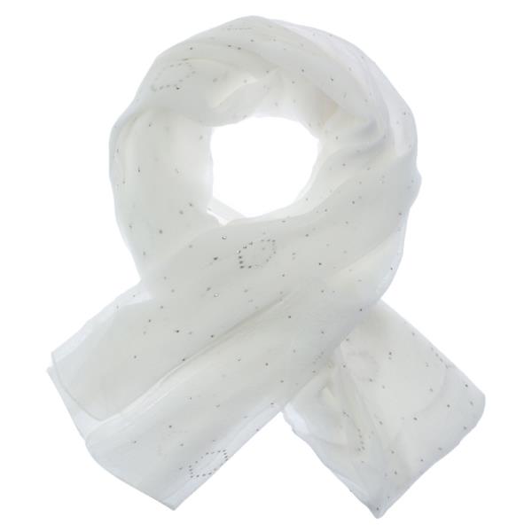RHINESTONE ACCENT LIGHTWEIGHT OBLONG SCARF