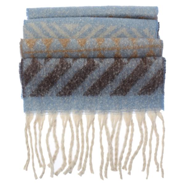 GEOMETRIC PATTERN OBLONG SCARF