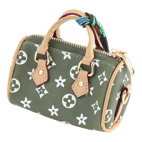 MONOGRAM BARREL MINI BAG CHARM KEYCHAIN