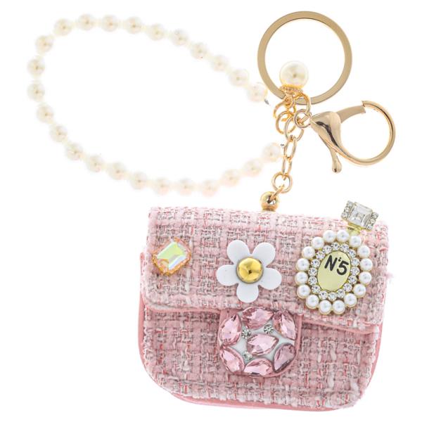 TEDDY BEAR RED OUTFIT BAG CHARM KEYCHAIN