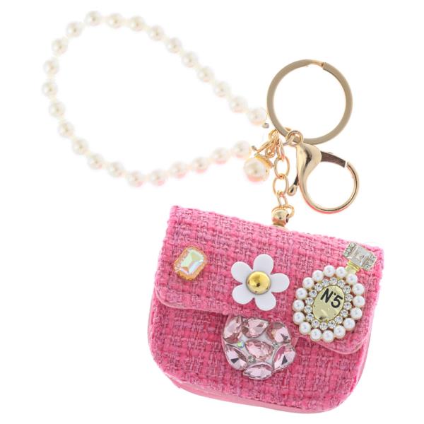 TEDDY BEAR RED OUTFIT BAG CHARM KEYCHAIN