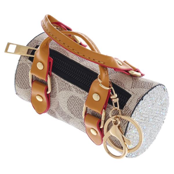 MINI DUFFLE BAG CHARM BAG CHARM KEYCHAIN