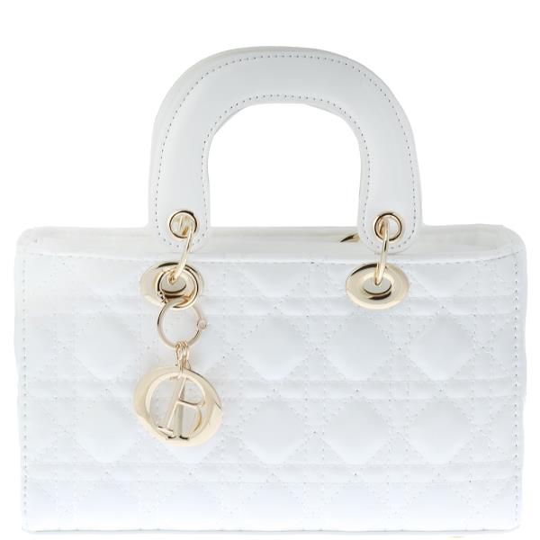 FASHION QUILTED HANDLE BAG