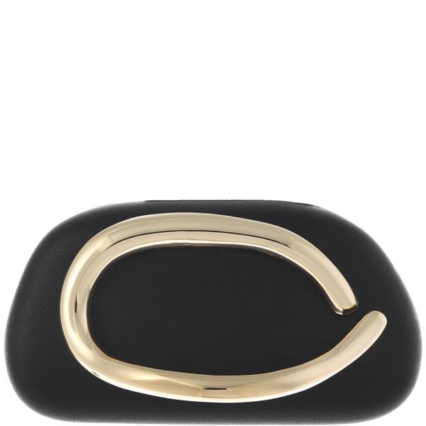 FASHION METAL FRONT DESIGN EVENING CLUTCH