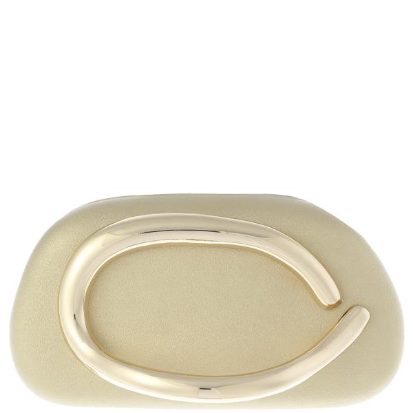 FASHION METAL FRONT DESIGN EVENING CLUTCH