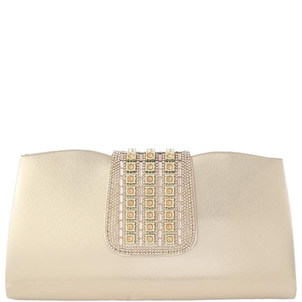 MODERN RHINESTONE CHIC EVENING CLUTCH