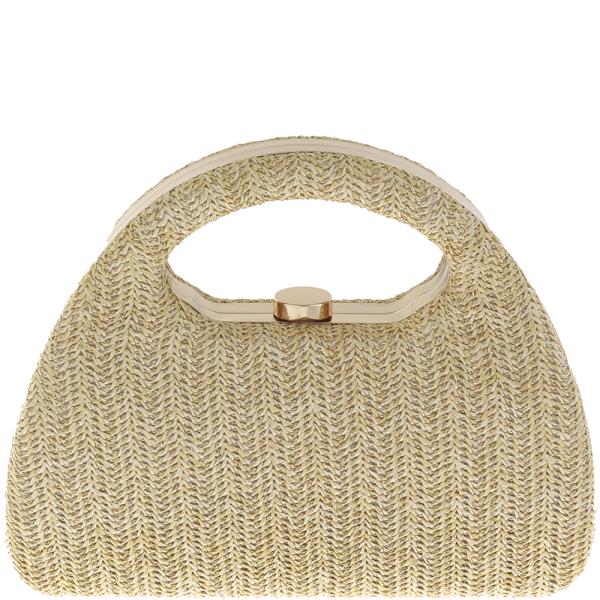 WOVEN HANDLE BAG