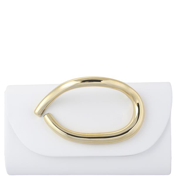 MODERN METAL DESIGN EVENING CLUTCH
