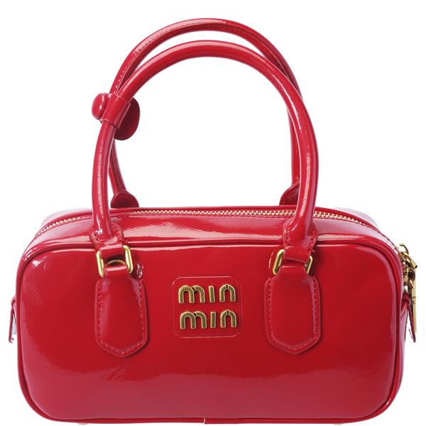 STYLISH GLOSSY TEXTURED HANDLE BAG