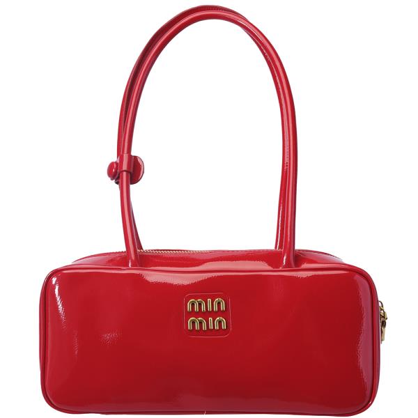STYLISH GLOSSY TEXTURE SHOULDER BAG