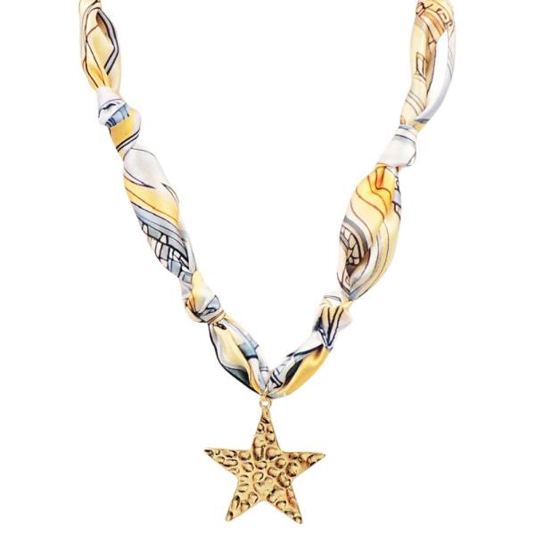 STAR PENDANT SCARF NECKLACE