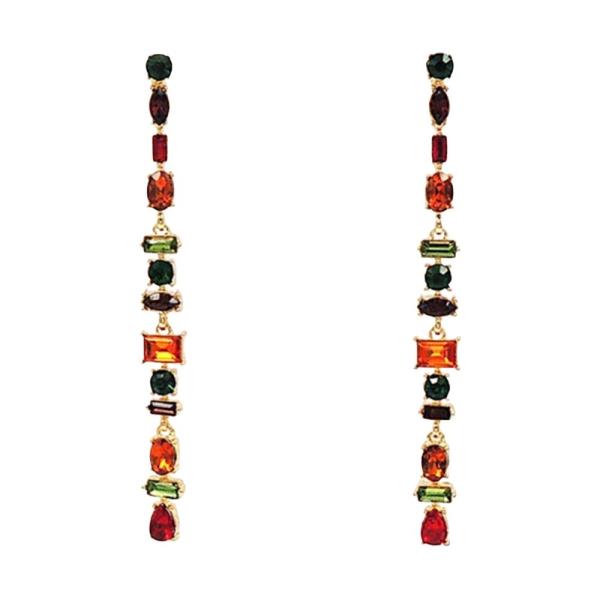 DAINTY CRYSTAL DANGLE EARRING