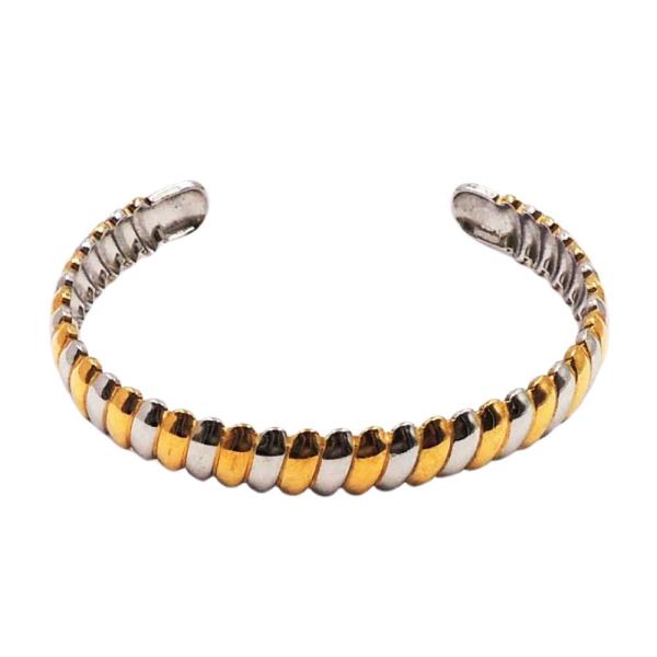 TWO TONE CUFF BRACELET