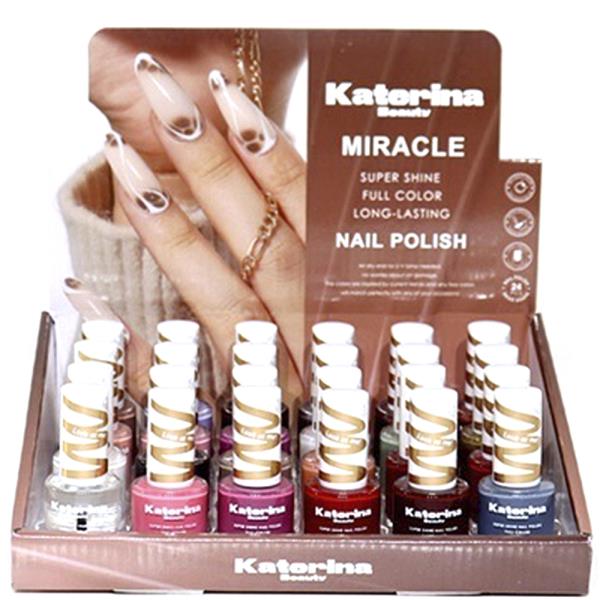KATERINA BEAUTY MIRACLE NAIL POLISH (24 UNITS)