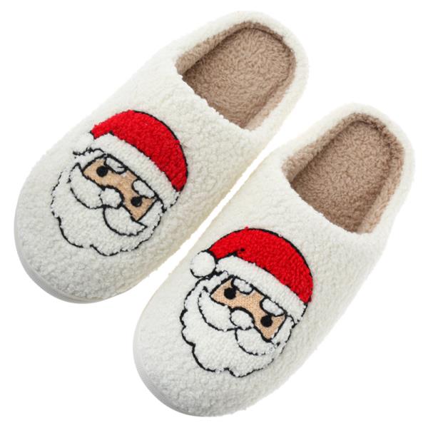CHRISTMAS SANTA CLAUS COZY HOME SLIPPER