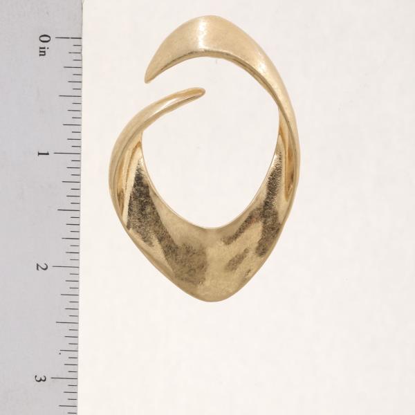 OPEN OVAL METAL EARRING