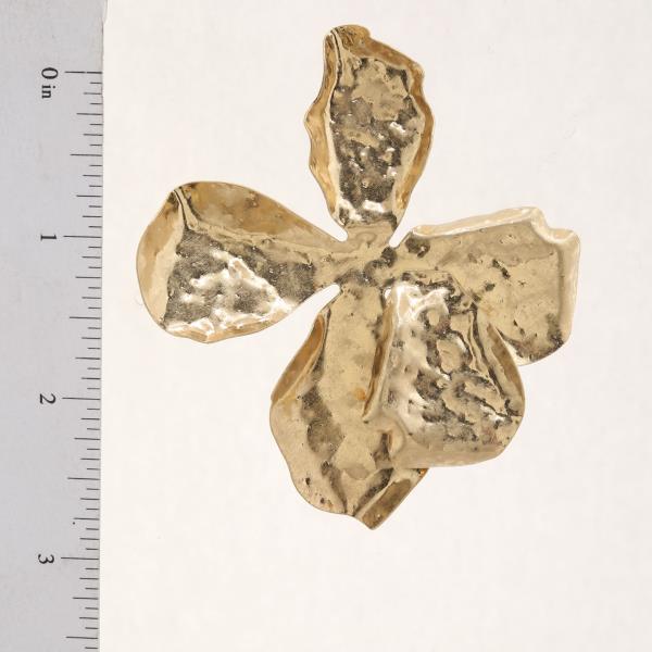 FLOWER METAL EARRING