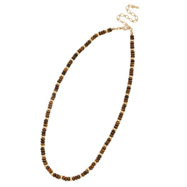 MIXED BEADED NECKLACE