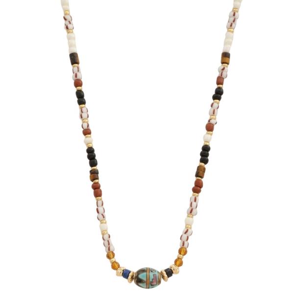 COLORFUL BEAD NECKLACE