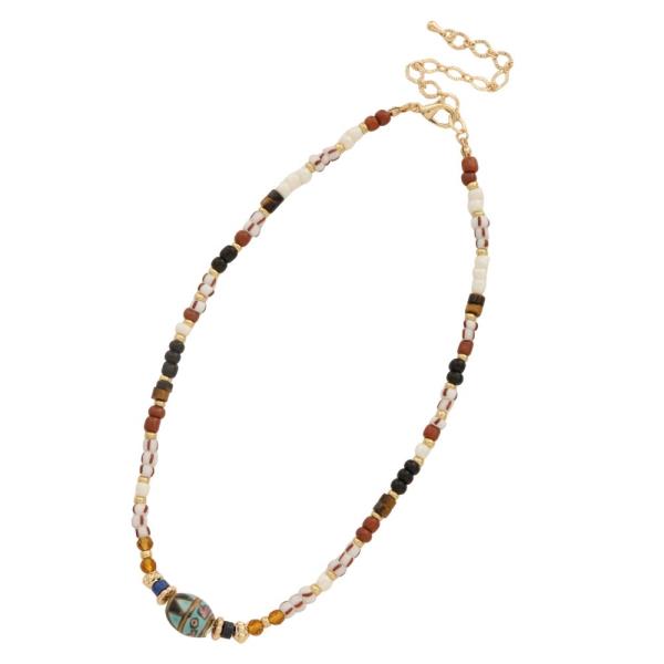 COLORFUL BEAD NECKLACE