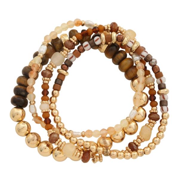 MIXED BEAD BRACELET SET