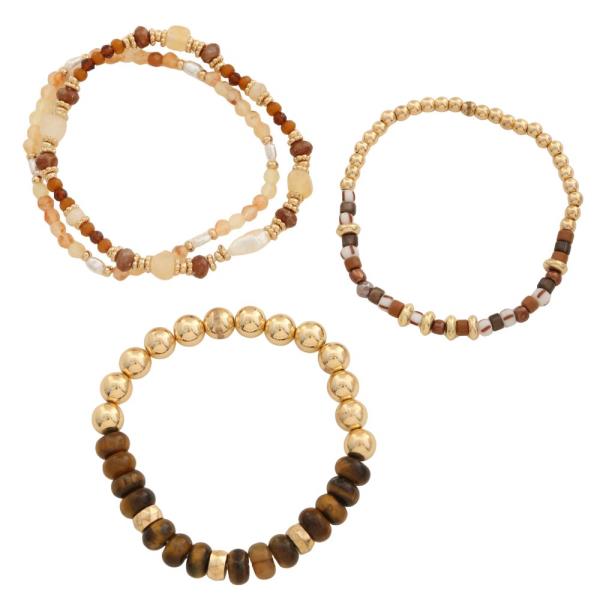 MIXED BEAD BRACELET SET