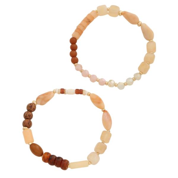 MIXED BEAD BRACELET SET