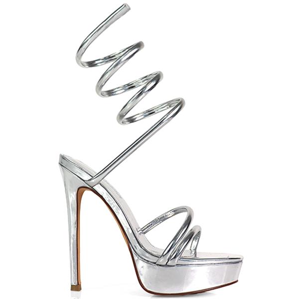 PLATFORM SPIRAL SANDAL 12 PAIRS