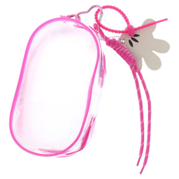 CLEAR PVC CHARACTER HAND CHARM COIN PURSE BAG