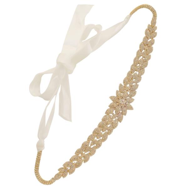 RHINESTONE FLOWER BELT