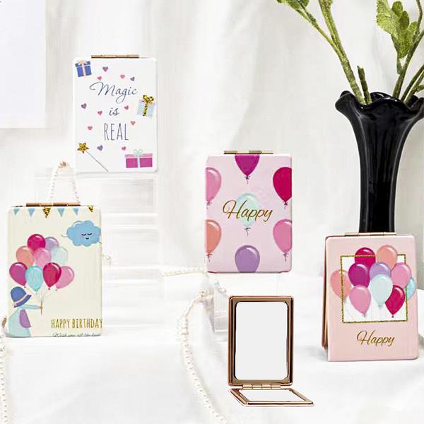 2IN1 APLANE MIRROR AND MAGNIFYING HAPPY DESIGN (12 UNITS)