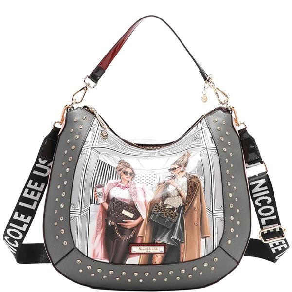 NICOLE LEE LADIES NIGHT OUT HOBO BAG