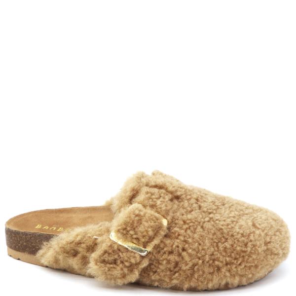 FAUX SHEARLING SLIDE 12 PAIRS