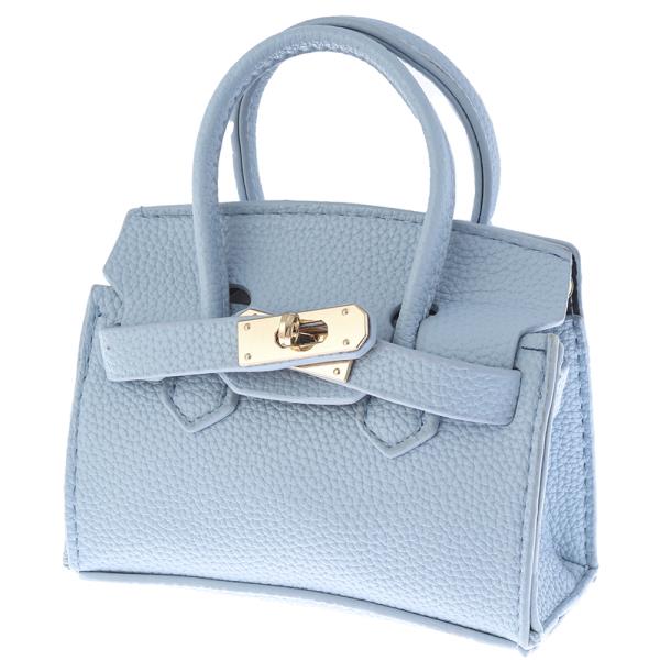 CHIC TEXTURE HANDLE SATCHEL BAG