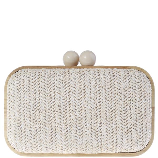 WOVEN EVENING CLUTCH