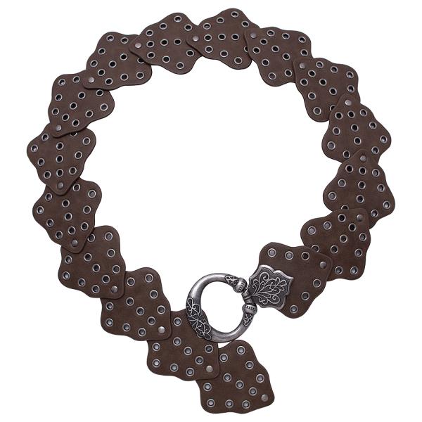 Y2K METAL WESTERN CONCHO EMBOSSED RECTANGLE BELT