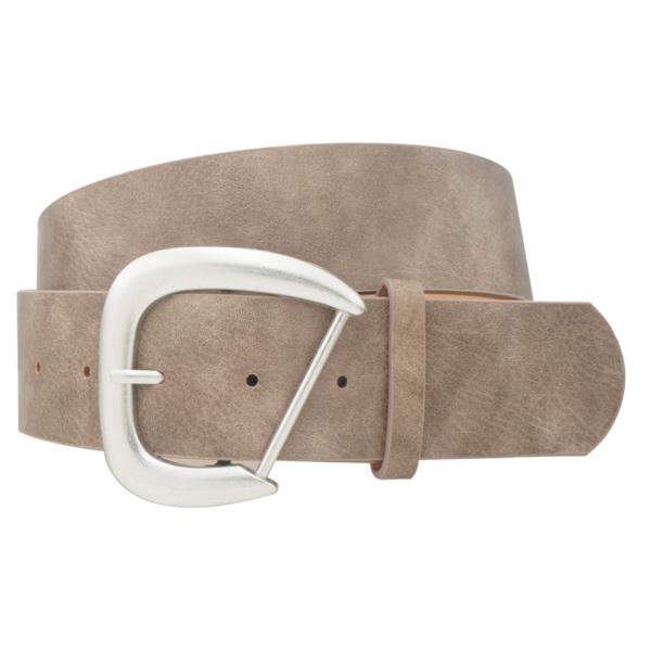 IRREGULAR ROUNDED D BUCKLE BELT