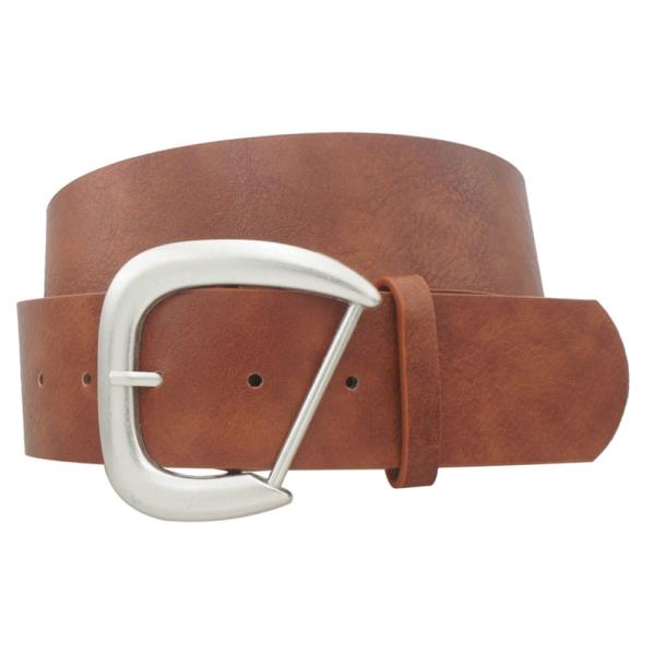 IRREGULAR ROUNDED D BUCKLE BELT