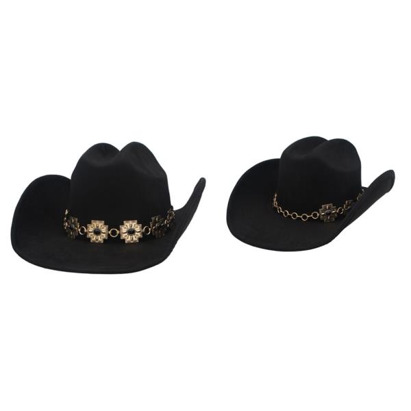 CAB ACCENT AZTEC CROSS BAND MICROSUEDE COWBOY HAT