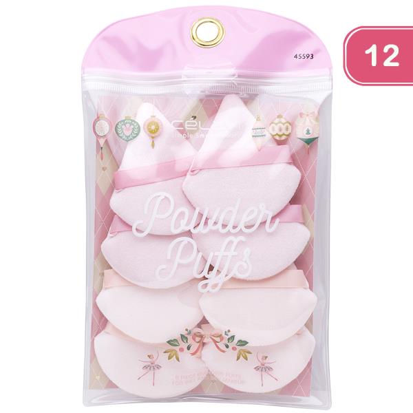 CELAVI 8PC NUTCRACKER BALLET POWDER PUFF SET (12 UNITS)