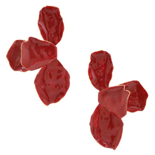 FLOWER METAL EARRING