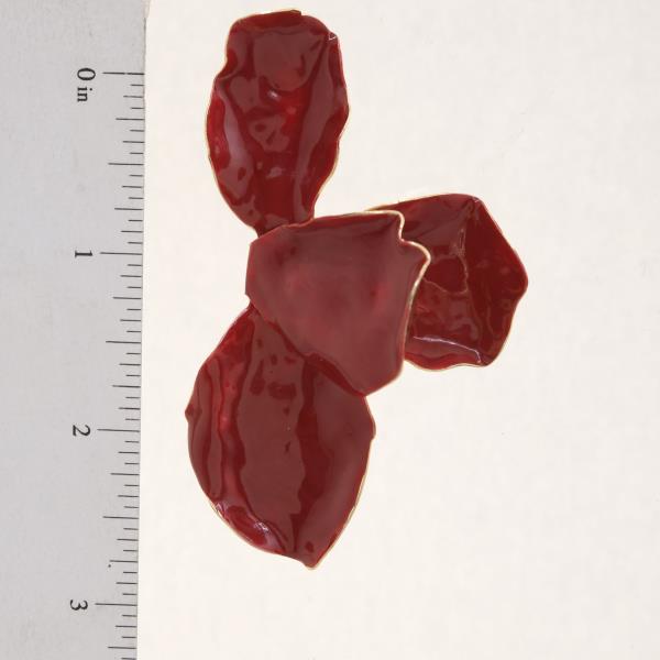 FLOWER METAL EARRING