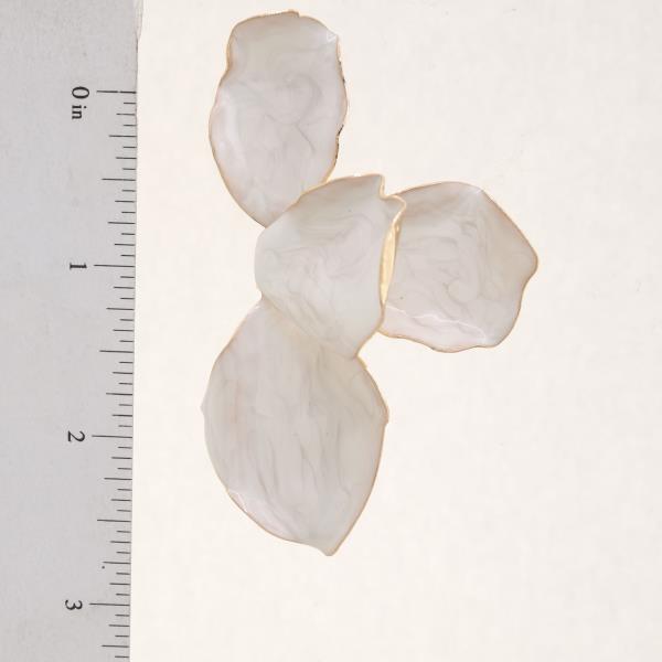 FLOWER METAL EARRING