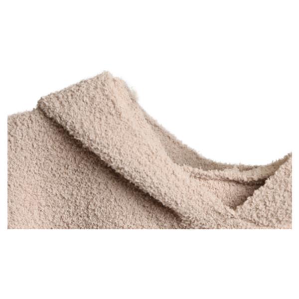 SOLID COLOR HOODED SWEATER W/ POCKET