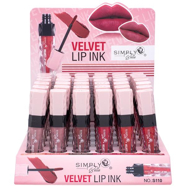 SIMPLY BELLA VELVET LIP INK (36 UNITS)