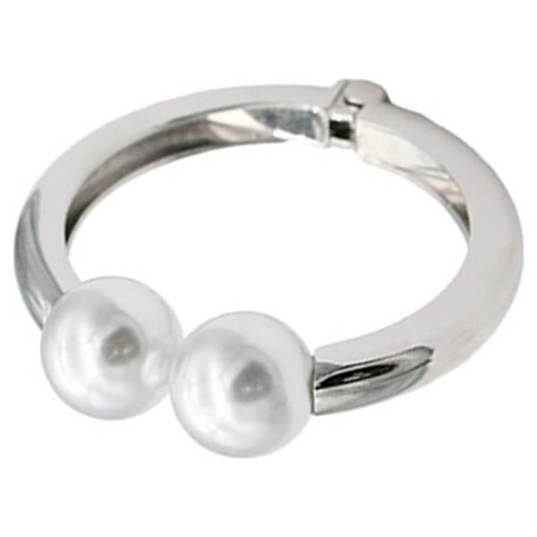 PLATED HINGED BANGLE BRACELET