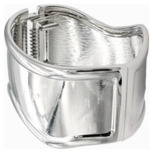 GOLD PLATED HINGED BANGLE BRACELET