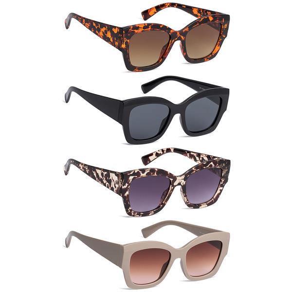 STYLISH CHIC SQUARED SUNGLASSES 1DZ