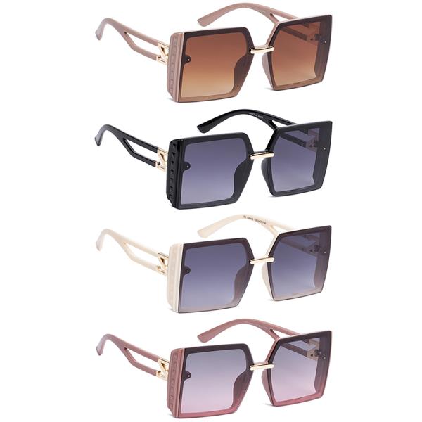 CHIC FASHION SQUARE SUNGLASSES 1DZ