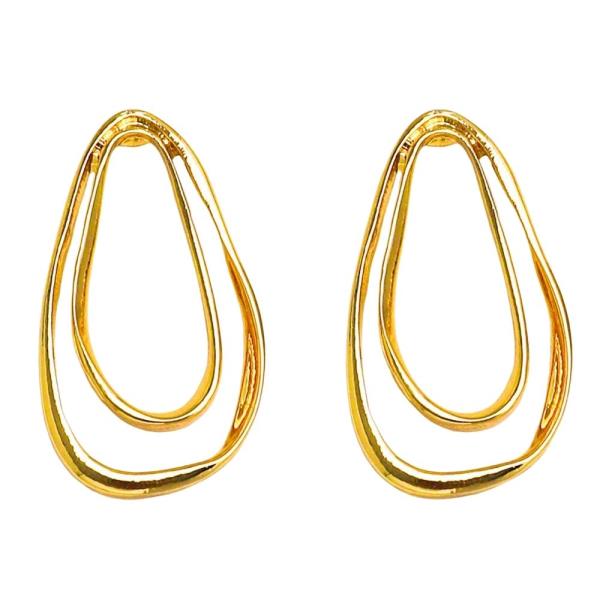 LAYERED POST EARRING
